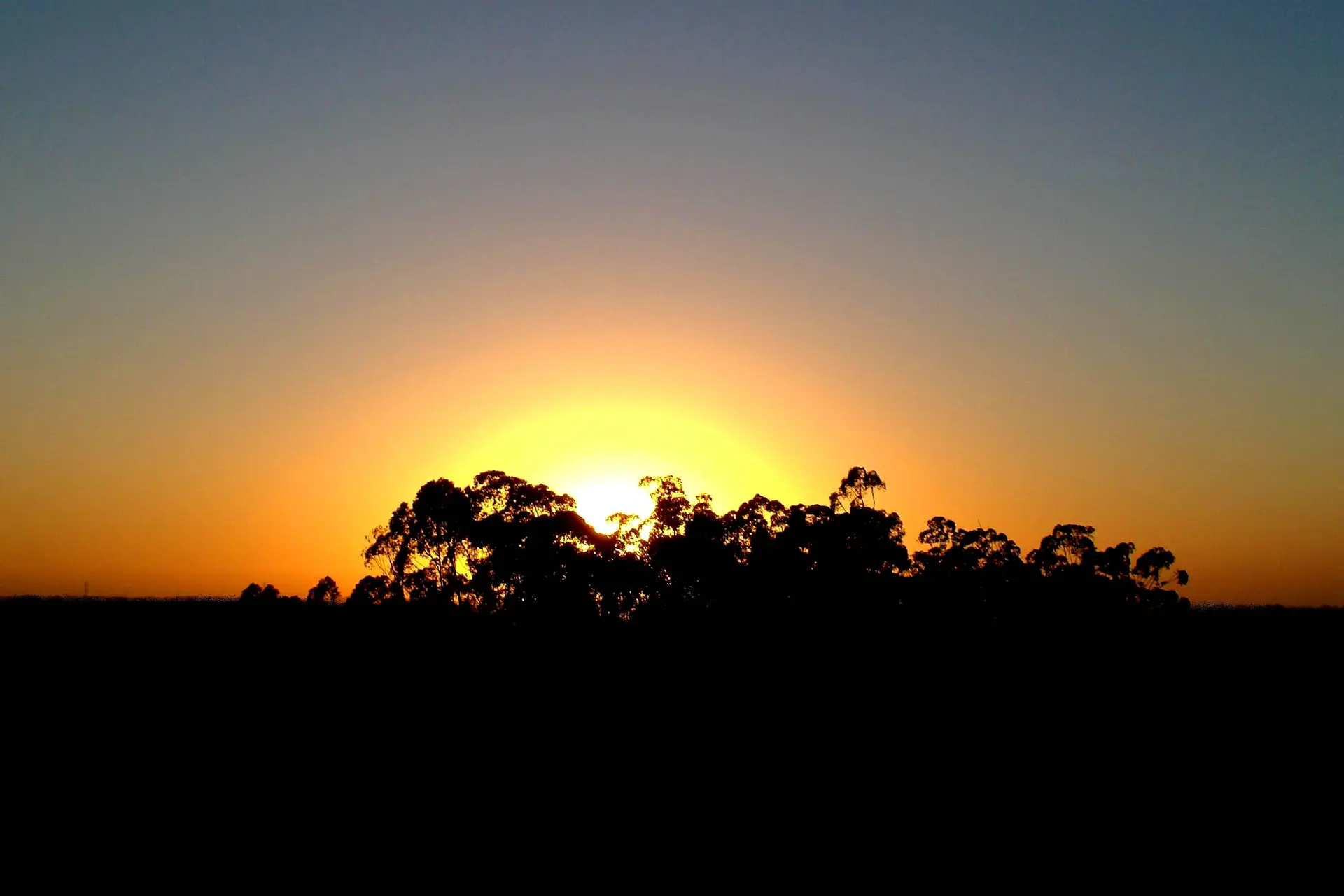 Sunset over Los Peñasquitos Canyon Preserve