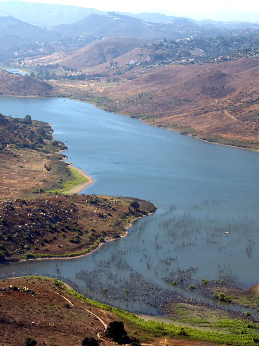 Lake Hodges, on the western edge of Rancho Bernardo